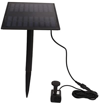 Pompe De Fontaine Solaire, Pompe De Fontaine De Bain D'oiseaux Solaire, Pompe à Eau Solaire Haute Efficacité, Accessoires De Pompe à Eau Pour Bain D'oiseaux, Jardin, étang, Piscine Extérieure 1,8 W