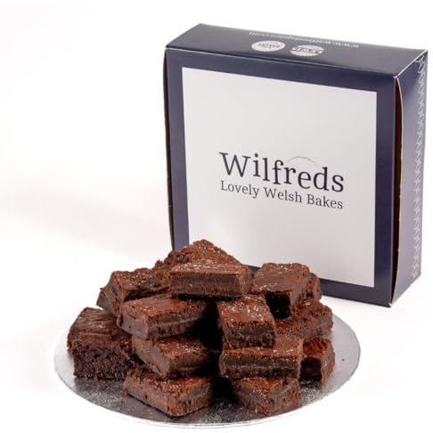 Bulk Chocolate Brownies: 24 Belgian Chocolate Delights in a Gift Box — Birthday Brownies, Gifting Birthday Treats or Savouring Party Brownie Moments – Ideal Party Gifts