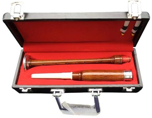 Dudelsack-Übungswechsler für schottischen Großland-Dudelsack, imitierte Halterungen und silberfarbene einfarbige Halterungen mit natürlichen und schwarzen Finish-Optionen (braunes Finish)