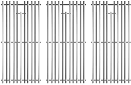 SUZLON 43,2 cm Grillroste für Charbroil Infrarot 3 Brenner 463242515 463242516 466242515 466242516 G466-0025-W1A 463243016 463246018 334600 17 463355220, Edelstahl Charbroil Grill Ersatzteile