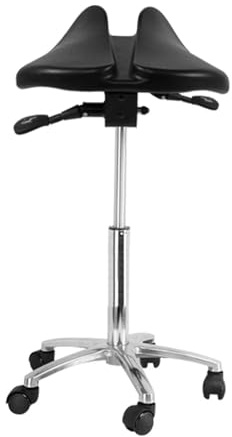 Tabouret Selle, Chaise Selle Pivotante Hydraulique, Tabouret Ergonomique À roulettes, Siège Divisé, Chaise Inclinable vers l'avant for La Maison, Le Bureau