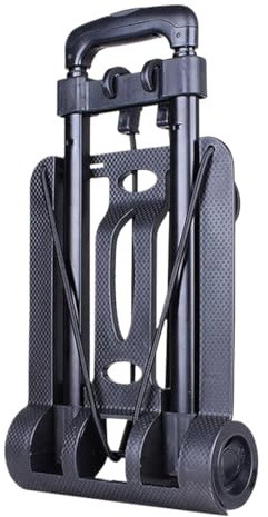 GTOULHH Carrello Portapacchi Trasloco Carrello A Mano for Bagagli con 2 Ruote, Carrello Pieghevole Portatile E Compatto for Viaggi Bagagli