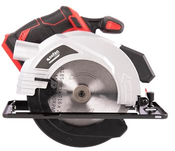 Cofan Sierra circular a batería 20 V | Base de Ø185 mm | Motor sin escobillas | 3650 rpm | Profundidad de corte 50 mm | Batería y cargador no incluidos