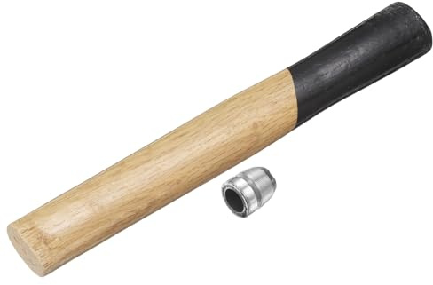 sourcing map Wood Sledge Hammer Handle 10.2 Hammer Wooden Replacement Handles with Round Wedges for 2lb Round Octagonal Head Decking Framing Carpentry Construction DIY Sledge Axe Tools