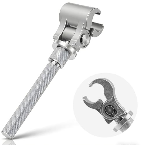 Türscharnier Einstellwerkzeug, Verstellbares Edelstahl Bandrichteisen für 10-32mm Scharniere Türen Scharnier Spalt Einstellschlüssel Scharnier Biegewerkzeug zur Reparatur Durchhängender