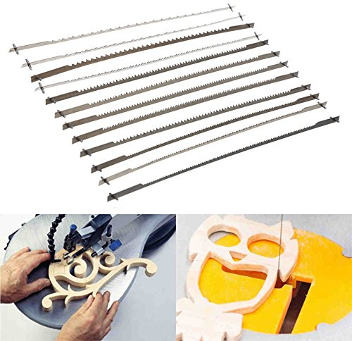 12 lame per sega a scorrimento da 12,7 cm, 10/15/18/24 denti, per lavorazione del legno, accessori per utensili elettrici, 127 mm, colore nero