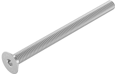 Vite a testa svasata SECCARO M3 x 40 mm, acciaio inox V2A VA A2, DIN 7991 / ISO 10642, esagono incassato, 20 pezzi