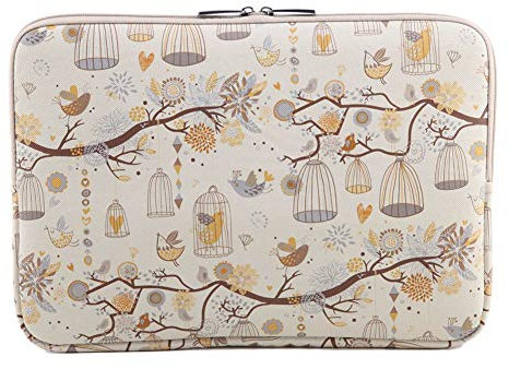 6-15 Inch Laptop Sleeve, Water Resistant Pu Leather Protective Case/Ultrabook Briefcase/Notebook Carrying Bag 14 Inch Gray