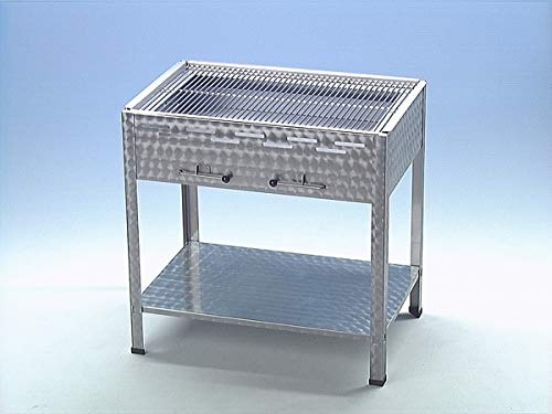 MLGV Holzkohlegrill Grill Kohlegrill Edelstahlgrill Edelstahl 4er (81x53x80cm)