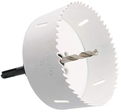 102mm HSS Hole Saw Holesaw Bi-Metal Cutter with SDS Plus Arbor Adaptor