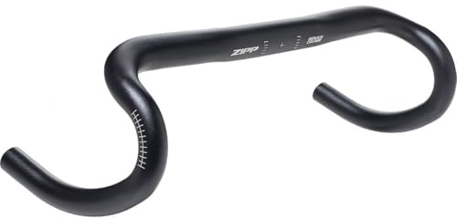 Zipp Service Course 80 Ergo Drop Handlebar 31.8mm 40cm Aluminum, Lightweight Performance Cycling Bar with Ergonomic Flat Top, Shallow Drop, Bead Blast Black
