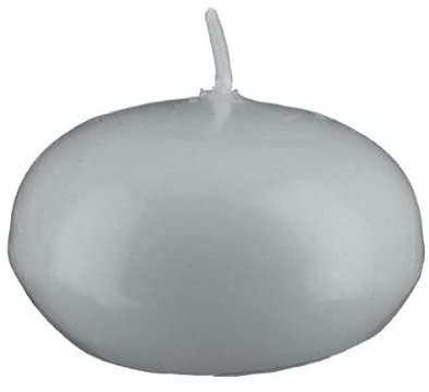 Kopschitz Candele galleggianti, colore grigio argento, Ø 42 x 26 mm, 8 pezzi