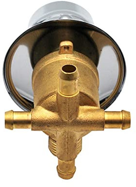 Filetage à Vis/Intubation Laiton Massif Mitigeur d'eau Froide et Chaude Robinet Douche 2/3/4/5 Voies Inverseur, pour Cabine Douche, Cartouche Céramique (Déviateur Intubation-4 Sortie)