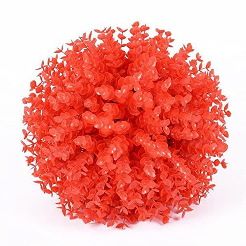 PROUH Bola De Boj De Plástico, Bola De Boj De Hoja Artificial Bola Topiaria, Anti-Ultravioleta Artificial Leaf Topiary Bola Adecuada para Centros Comerciales, Hogares, Jardines (C 40cm)
