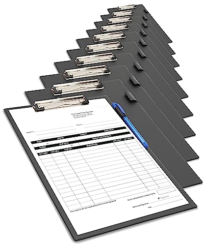 Rapesco 1745 Business Pack: 10 Klemmbretter, A4+, Schwarz