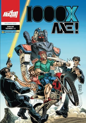 1000X AXE! Samling Volymer 1 - 3 (Stephen Baskerville Cover) (1000X AXE! - Axe och Axebots äventyr)