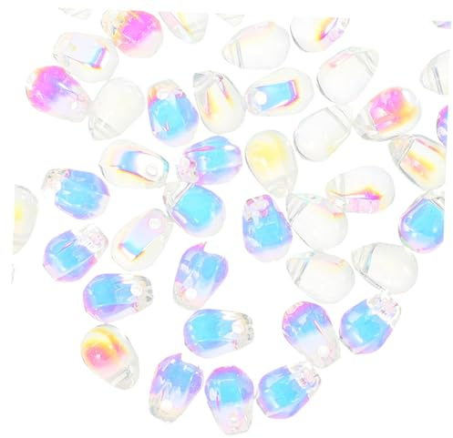 SHINEOFI 100stücke Diy Lose Perlen Bastelperlen Spacer Perlen Für Armbandherstellung Aus Stabilem Material Glatt Und Bequem Für Handarbeiten