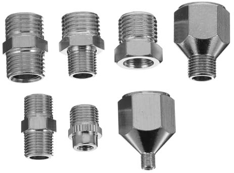 SEWACC 1 Airbrush-Zubehör sprühpistole airbrushpistole Airride-Kompressor Schneller Airbrush-Adapter Bausatz Luftschlauch Adapter für Airbrush-Anschlüsse Airbrush-Koppler Metall