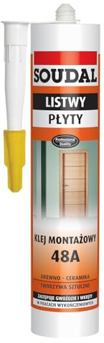 Dauerelastischer Hybrid-Polymer Kleber/Dichstoff Soudal 48A Holz & Keramik