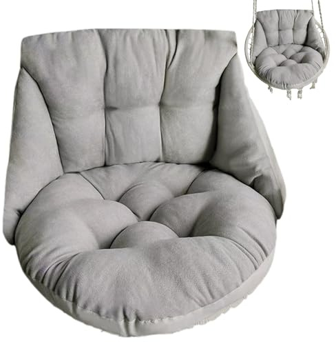 Hemore Replacement Cushions for Egg Chairs, 65x70x50cm Soft Comfortable Breathable Outdoor Swing Seat Pads, Indoor Patio Furniture Cushion for Yard Backyard