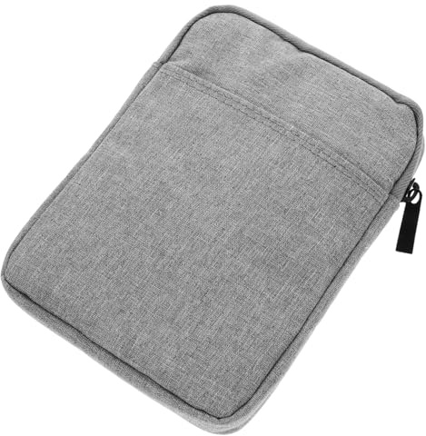 OSOLADY Caso E-reader Accessori Lettore Portatile Astuccio Trasporto Borsa Prodotto Borsetta Per Ebook Custodia Protettiva Per Ebook Cover Protettiva Light Grey Poliestere 300d