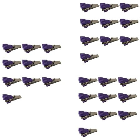 KEALLANS 30 de Pinza de Cocodrilo ECG/EKG Reutilizables para Animales, Mascotas, Perros, Gatos Y Veterinarios, Utilizados para Fijar Cables