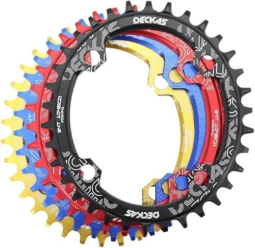 Kettenblatt, Rundrad Kettenblatt, 104bcd 32t 34t 36t 38t 40 42 44 46 48 50 52 Z Zahn MTB Rennrad Mountain Kettenblatt, Black, 42T