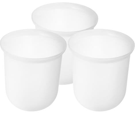 CLISPEED Cepillo Resistente Piezas Juego de Limpiar Fácil y Adecuado 3 Soporte Práctico para Plástico Blanco Baño para Accesorios de Baño Doméstico