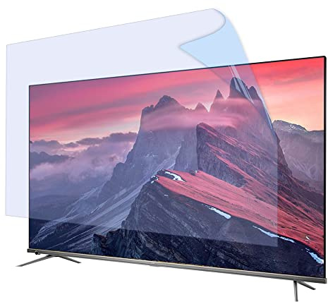 ZGHQHCDRH Protecteur d'écran TV, Film antireflet, film filtrant mat anti-lumière bleue/anti-rayures, bloque les rayons bleus nocifs et vos yeux for LCD, LED, OLED HDTV(75in 1645x930mm)