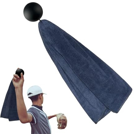 Generisch Baseball-Pitching-Handtuchtrainer, Baseball-Pitcher-Präzisions-Übungsausrüstung | Softball-Pitching-Trainer – Für Enthusiasten, Jugendliche, Erwachsene, Männer, Frauen, Anfänger, Profis