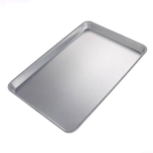 Bakplåt 45 x 33 cm aluminium legering ugnsplåt för Bosch för siemens för neff för constructa robust värmebeständig kakplåt kakplåt silver