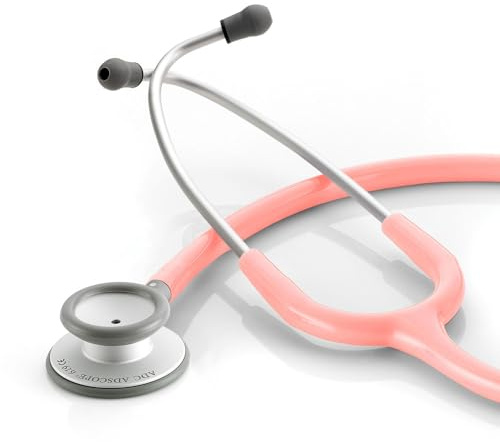 ADC - 619P Adscope Lite 619 Ultra Lightweight Clinician Stethoscope with Tunable AFD Technology, Pink