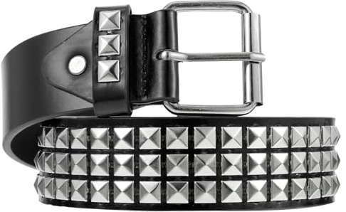 PACKOVE Ceinture Cloutée Ceinture Punk Gothique de Jean Réglable Accessoires de Mode pour Hommes et Femmes
