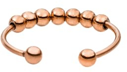 Purelei Shade Anxiety Ring Damenring aus Edelstahl – Fidget Anti-Stress-Ring verstellbar, wasserfest, eleganter Frauenring als modischer Schmuck, Größen 50-66 erhältlich