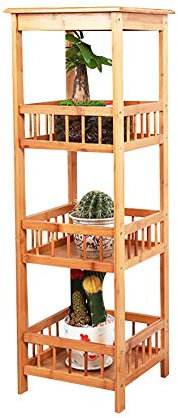 RAABYU Pflanzenständer, Mehrzweck-Pflanzenständer für drinnen und draußen, Blumentopfhalter, Blumentopfständer für Balkon, Flur, Garten, Terrasse, multifunktional