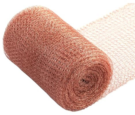 Clôture anti-escargots en cuivre de 10 m – Contrôle des escargots et des limaces, protection de jardin, barrière antiparasitaire pour souris, prévention des limaces, filet de cuivre 127 mm