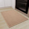 SIXHOME Juego de Alfombras de Cocina Antideslizantes Alfombras de Cocina Tapetes y Tapetes Modernos Lavables para Pasillo Comedor(Beige,40 * 60cm)