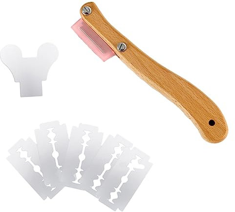 Alipis 1juego Cuchillo De Inoxidable Con Mango De Madera De Cuchillas Para Herramienta Para Hornear Color Aleatorio Blanco
