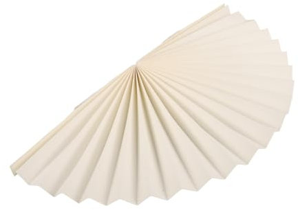 SOLUSTRE Faltbarer Papierfächer Für Hochzeiten Dekoration Für Partys Fotohintergrund Und Romantische Anlässe Cremefarben Vielseitige Papierfächer Für Kreative Arrangements