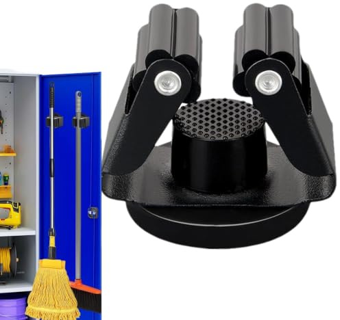 Gerätehalter, Hängender Mopp Und Besenhalter, Magnetischer Besenhalter | Besenhalterung Wand Wandhalterung, Ohne Bohren Besenaufbewahrungsregal, Wandhalterung Gartengerätehalter