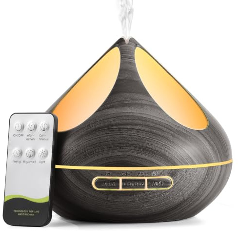 VitezTab 500ml Essential Oil Diffuser: Ultrasonic Diffuser Humidifier,Prey