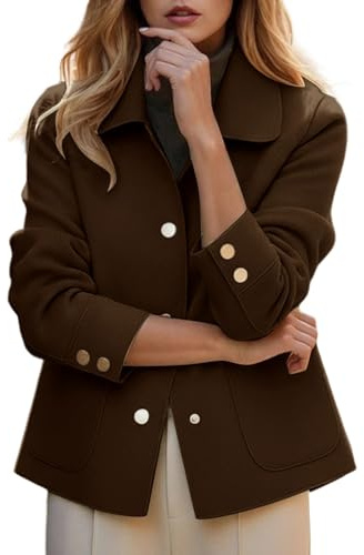 Generico Trench Corto Donna Primaverile Giacche Primavera Coat Leggero Taglie Forti Cappottino Antivento Giacchetto Curvy Militare Giacca Estate Giubbini Eleganti