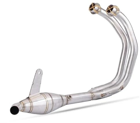 Generic Exhaust Pipe Silencer Motorcycle Muffler Exhaust Pipe For YZF R3 R25 YZFR3 YZFR25 MT03 2015-2023 Escape Systems Front Middle Link Tube Motorbike Connecting Tube