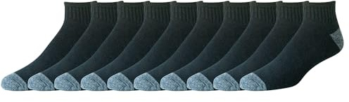 Amazon Essentials Uomo Calzini Alla Caviglia In Cotone, Comodi, Traspiranti, Imbottiti