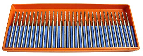 Oudtinz 30 Pack 1mm Diamond Drill Bit Jewelry Beach Sea Glass Shells Gemstones Lapidary 30pcs.