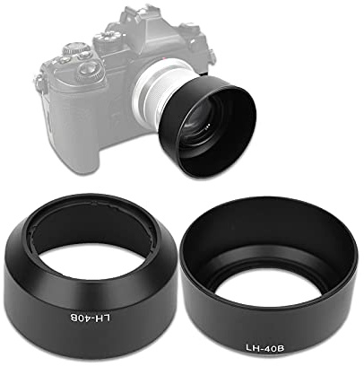 Bindpo LH-40B Kameraobjektiv-Ersatz 37mm für DIGITAL M.ZUIKO 45mm f/1.8(Schwarz)
