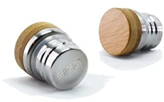 Sigg Meridian Top Spare Screw Cap Water Bottle (0.5 L & 0.7 L), Leak-Proof Water Bottle Cap Made of Stainless Steel and Bamboo