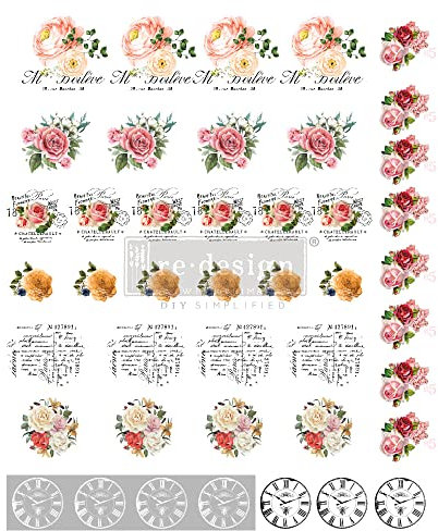 Redesign with Valentine's Day, Presidents Day, St. Patrick's Day Redesign Knauf Transfers Vintage Rose 655350650193 Redesign-Knauf Transfer