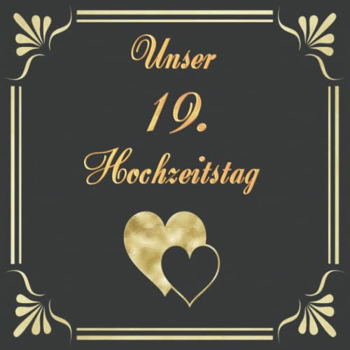 Unser 19. Hochzeitstag Perlmutthochzeit Fotoalbum & Gästebuch Perlmutt Hochzeit Hochzeitstagebuch Geschenkidee Hochzeitsalbum Erinnerungsbuch ... 100 Seiten Bullet Journal Notizbuch 002