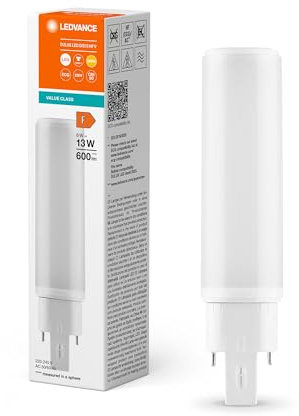 DULUX D/E LED OSRAM 6w (=13w) 830 G24q-1 (4 PIN)